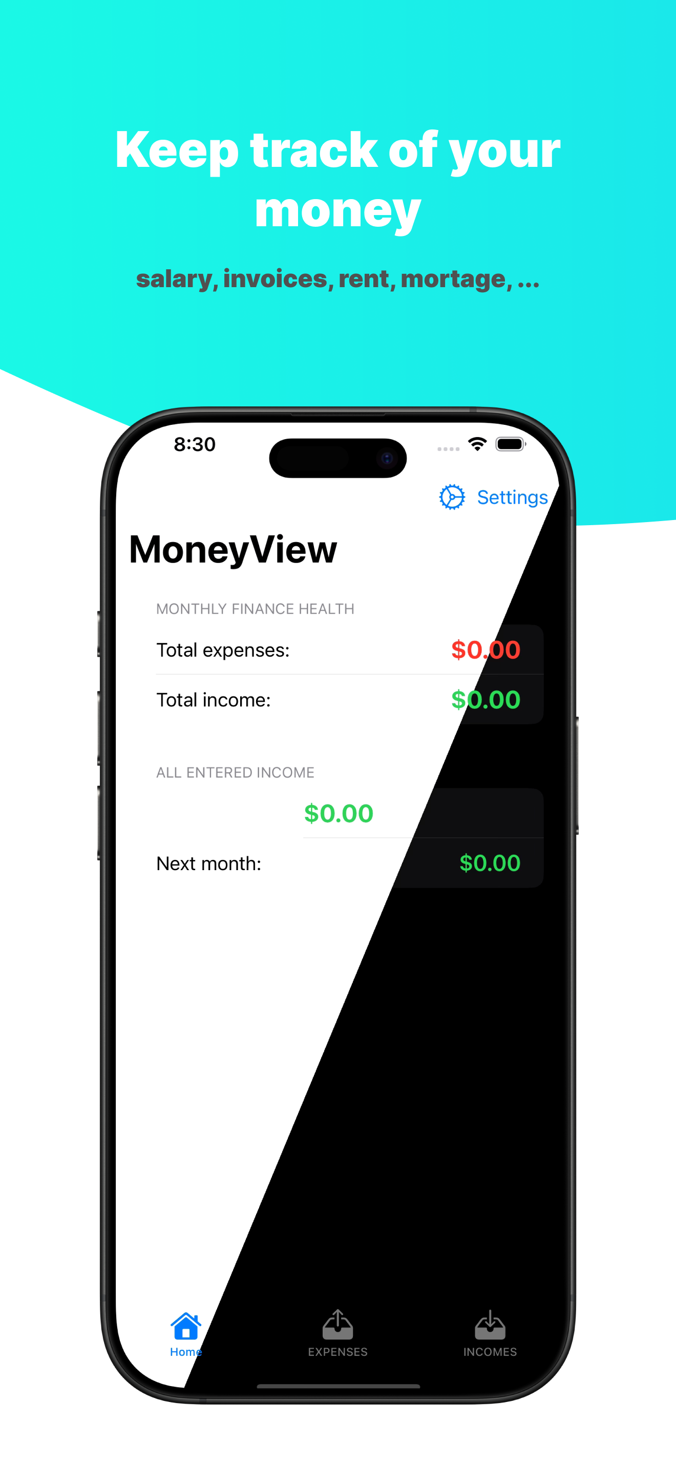 keeptrack mockup